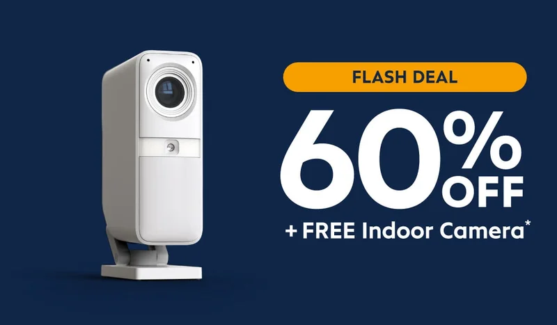 Ends Tonight: 60% off + FREE Indoor Camera*