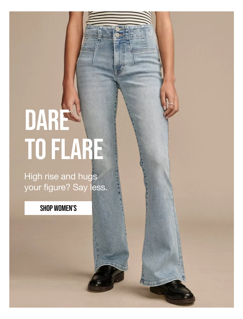 DARE TO FLARE High rise and Hugs your figure? Say less. | SHOP WOMEN'S