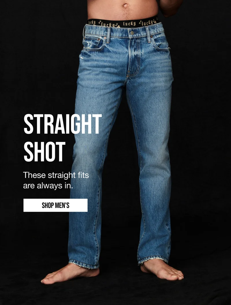 Straight Shot These straight fits are always in| SHOP MEN'S