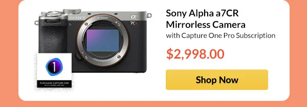 Sony Alpha a7CR Mirrorless Camera  with Capture One Pro Subscription