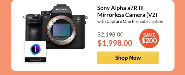 Sony Alpha a7R III Mirrorless Camera (V2)  with Capture One Pro Subscription
