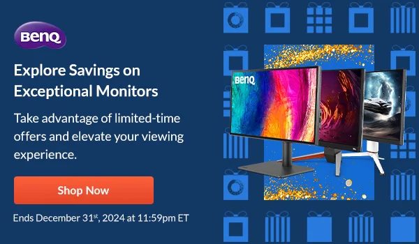 BENQ Explore Savings on Exceptional Monitors | Shop Now