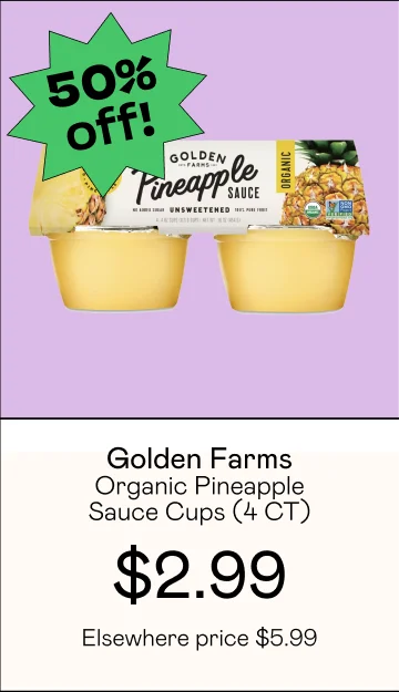 Organic Pineapple Sauce Cups (4 CT)