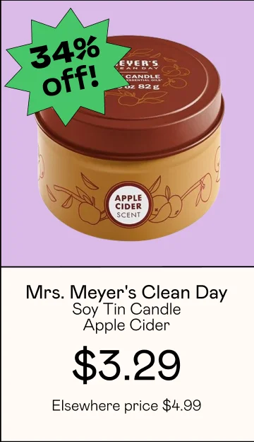 Soy Tin Candle Apple Cider