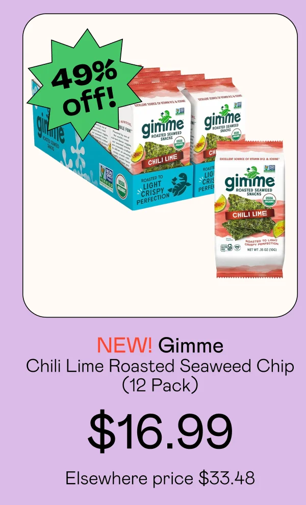 Chili Lime Roasted Seaweed Chip (12 Pack)