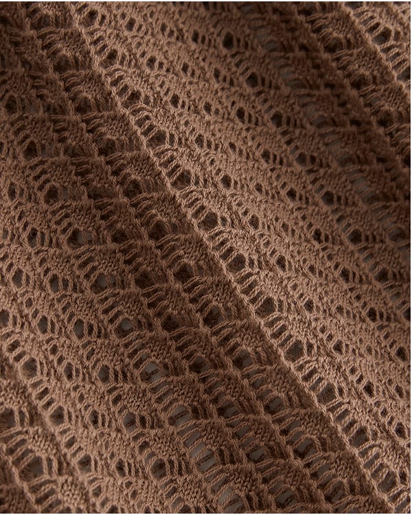 [Image]The Lace Knit Tank | Mocha