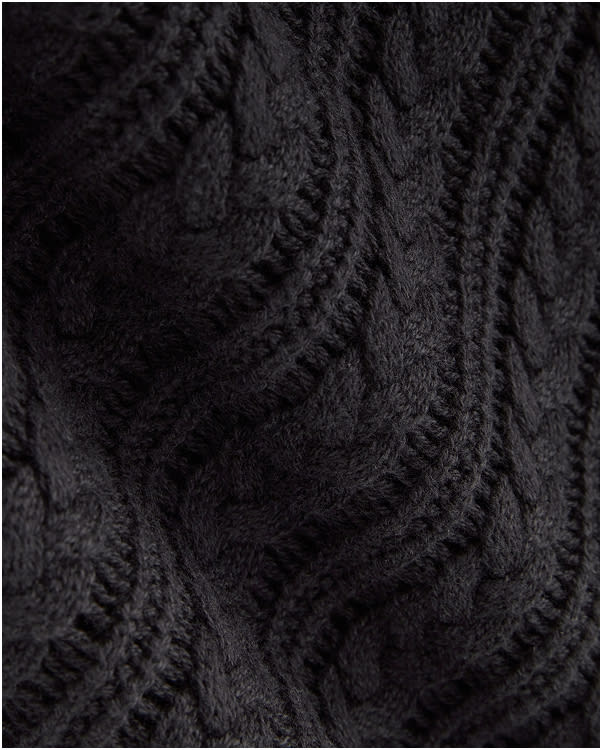 [Image]The Mesh Cable Vest in Everyday Cotton | Black