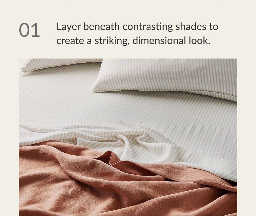 Breeze Duvet Cover in Stripes - Shop Now