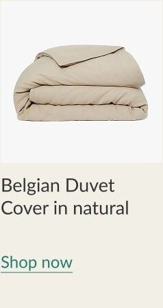 Belgian Duvet Cover in natural - Shop Now