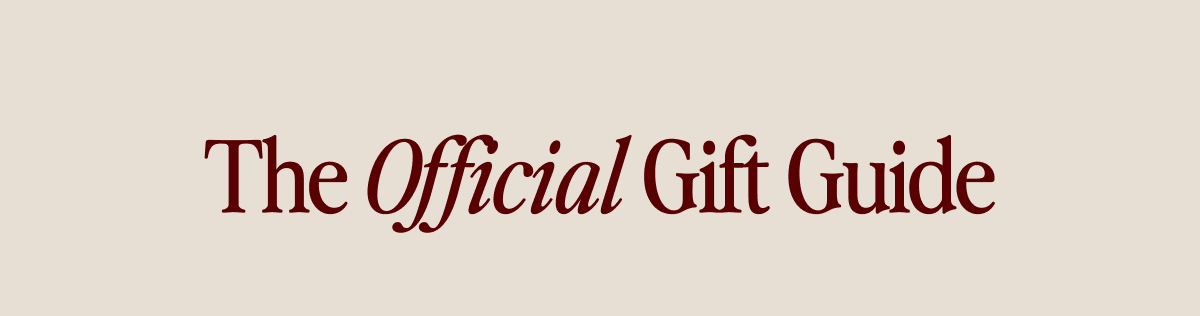 The Official Gift Guide