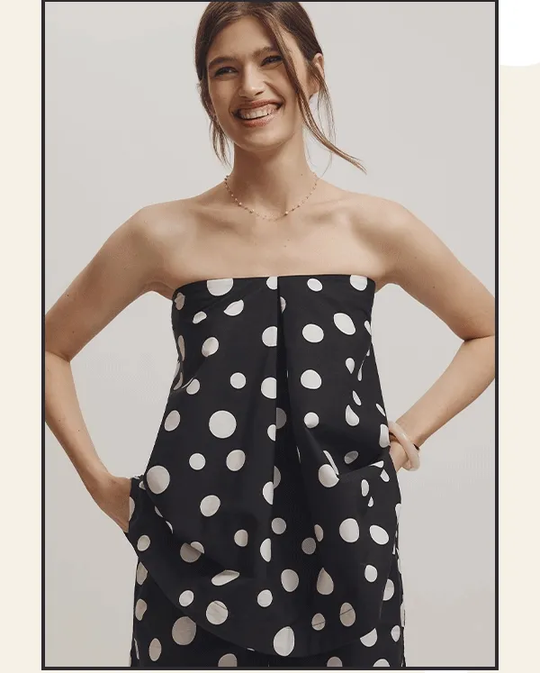 Polka dot tops