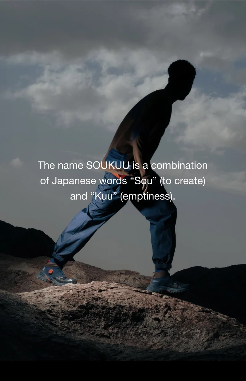 The name SOUKUU is a combination of Japanese words "Sou" (to create) and "Kuu" (emptiness).