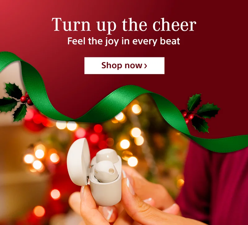 Turn up the cheer Feel the joy in every beat Shop now