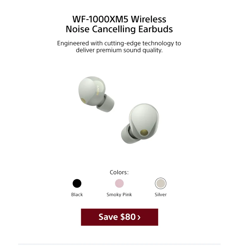 WF-1000XM5 Shop now
