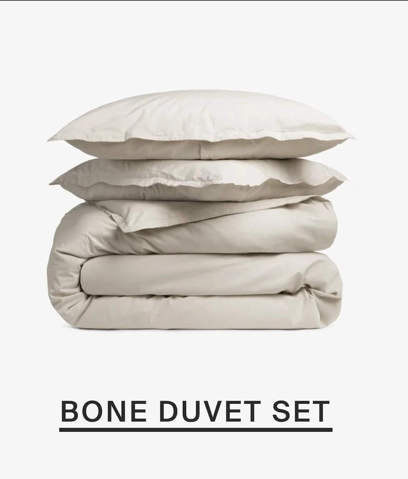 Bone duvet set