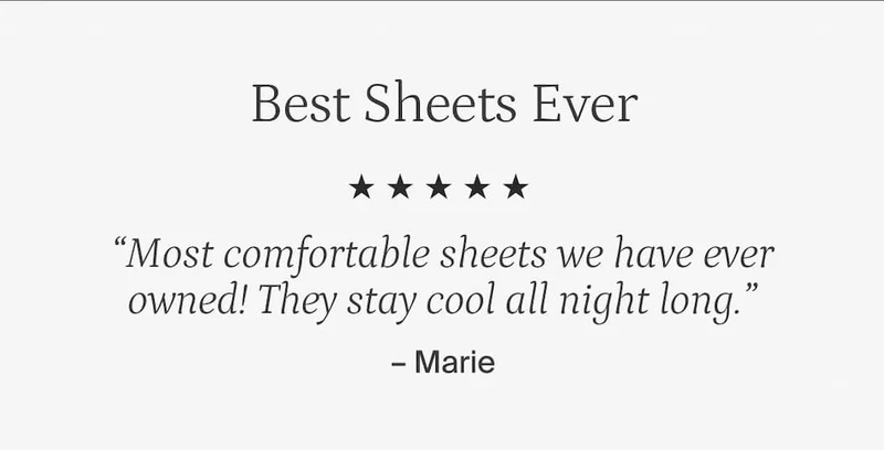 Best sheets ever.