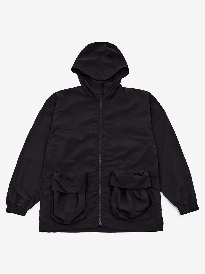 Image of Snow Peak Nylon Tussah Jacket - Black