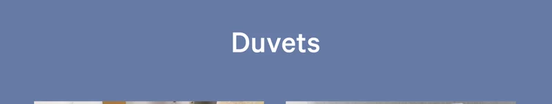 Duvets >>