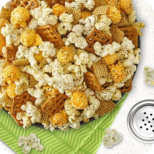 Zesty Cheddar Ranch Popcorn