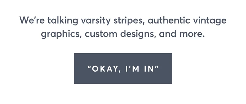 "Okay, I'm in."