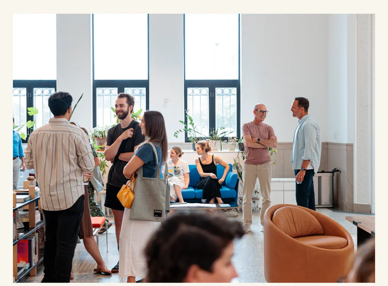 Pictured: People throughout our new home in Corktown