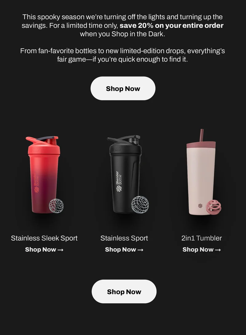 Shop in the Dark Sale