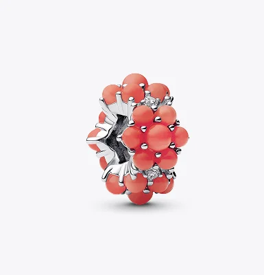 Coral-Coloured Ocean Charm