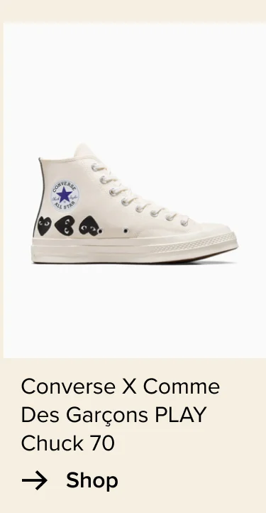 Shop: Converse X Comme Des Garçons PLAY Chuck 70
