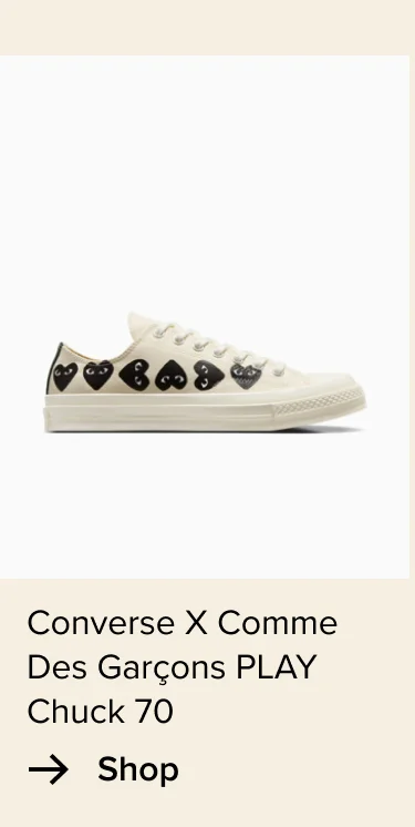 Shop: Converse X Comme Des Garçons PLAY Chuck 70