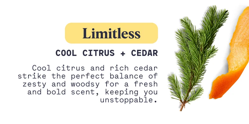 Cool citrus + Cedar