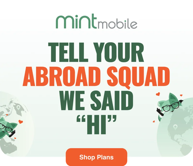 Tell your abroad squad we said 'Hi'