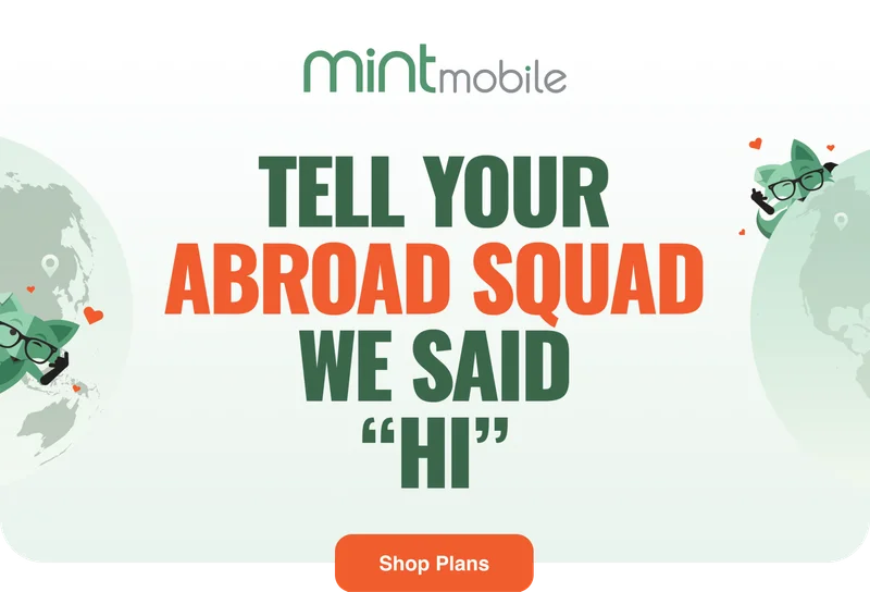 Tell your abroad squad we said 'Hi'