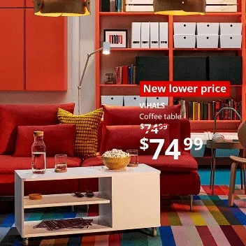 New Lower Price: VIHALS Coffee table