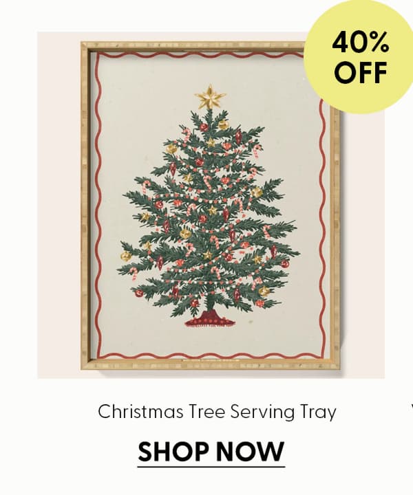 Christmas tree Serving Tray