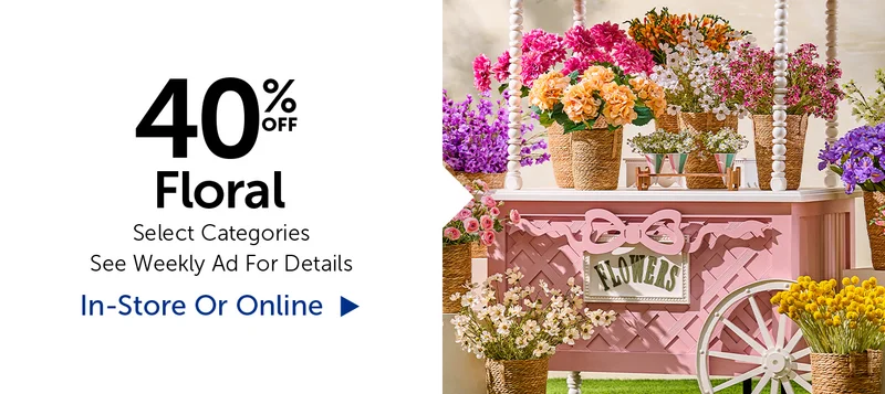 40% Off Floral - Select Categories