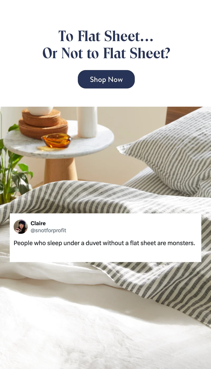 To Flat Sheet... Or Not to Flat Sheet?