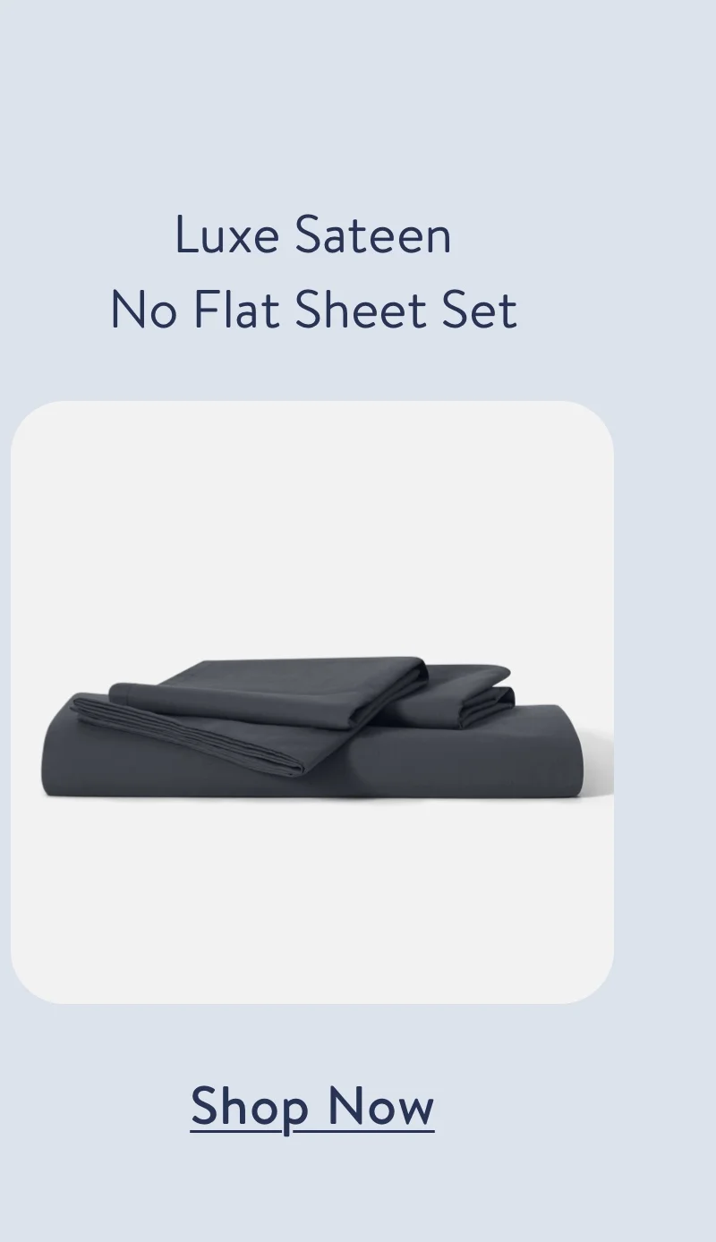 Luxe Sateen No Flat Sheet Set