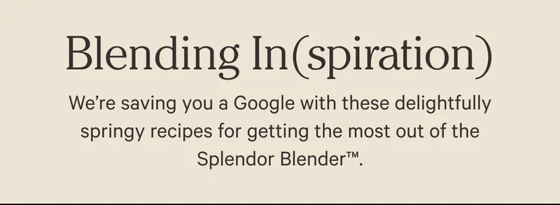Blending In(spiration)
