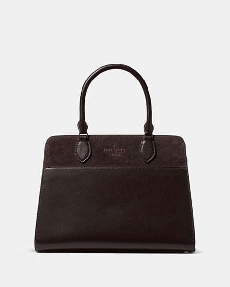 Madison Suede Medium Satchel
