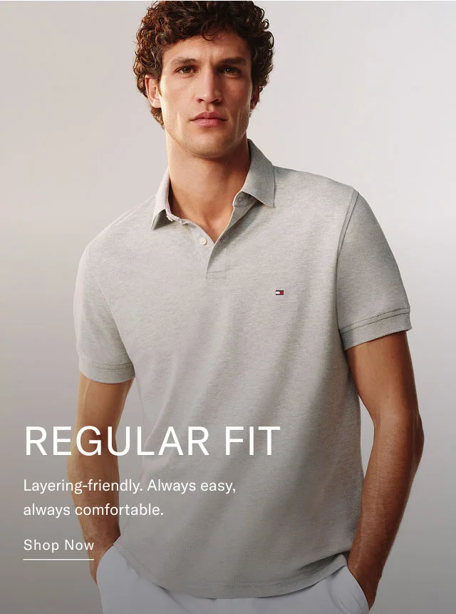 REGULAR FIT Layering-friendly. Always easy, always comfortable. Shop Now