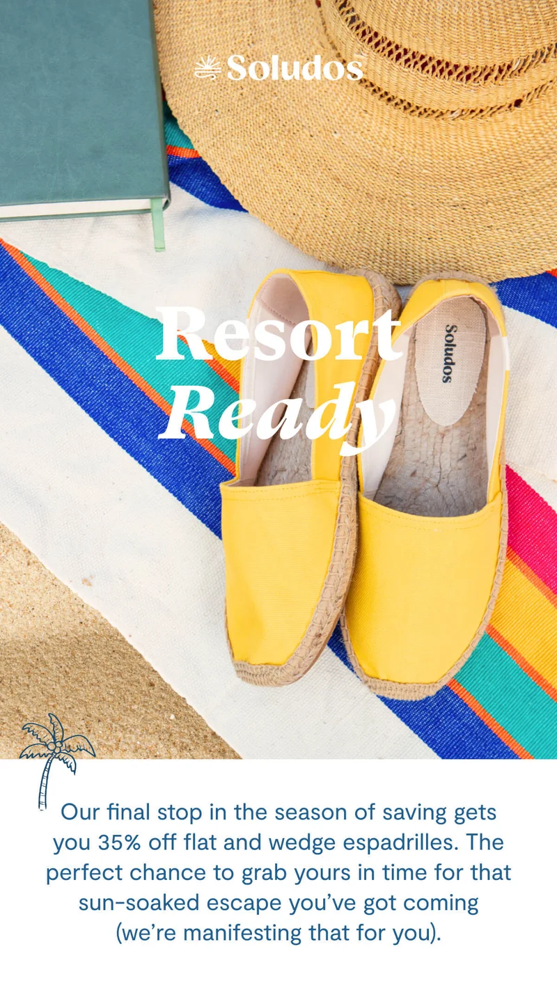 35% Off Flat and Wedge Espadrilles