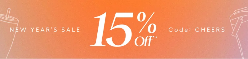 15% off with code: discount code