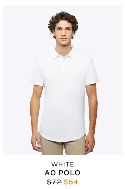 White AO Polo