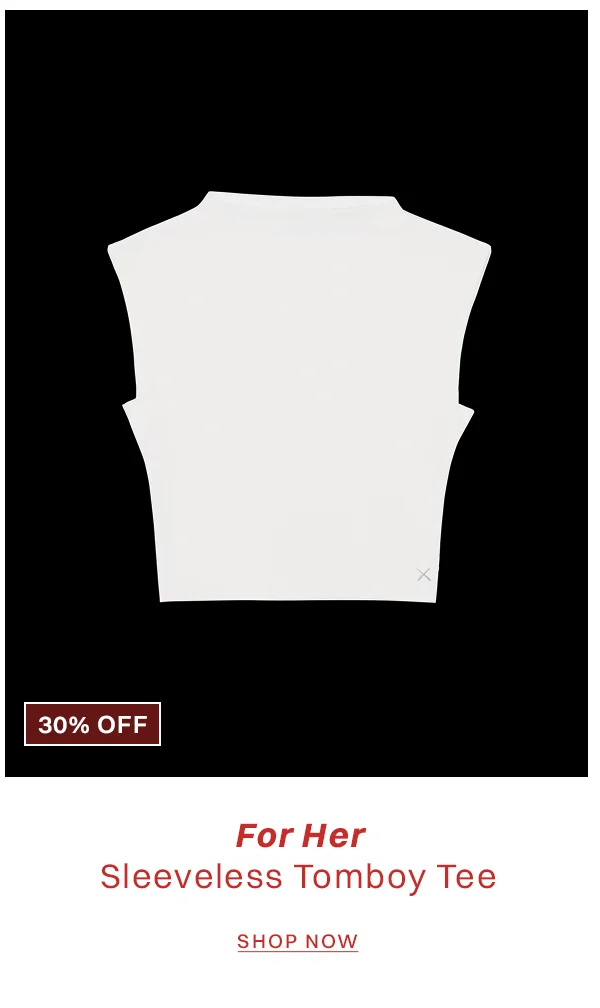 Sleeveless Tomboy Tee