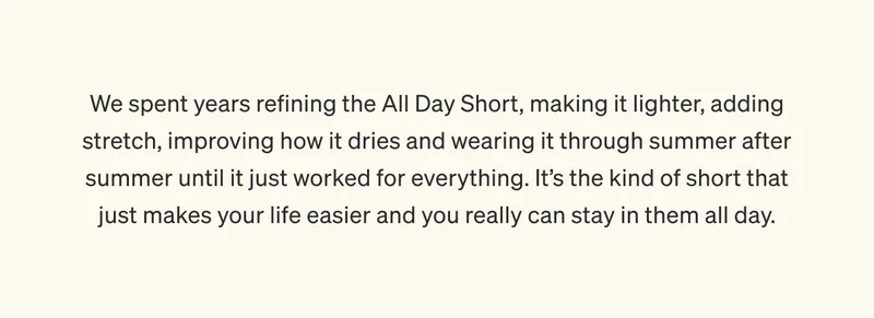 The Short That Handles Everything | Shop All Day Short