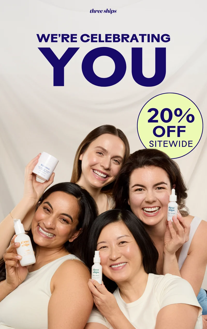 We're celebrating you. 20% off sitewide.