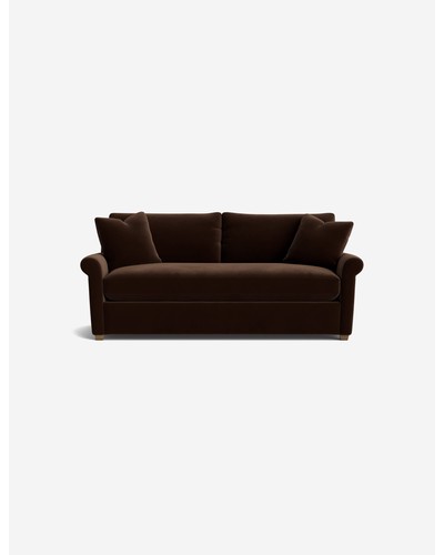 Everdeen Sofa - Mahogany Classic Velvet / 84"W