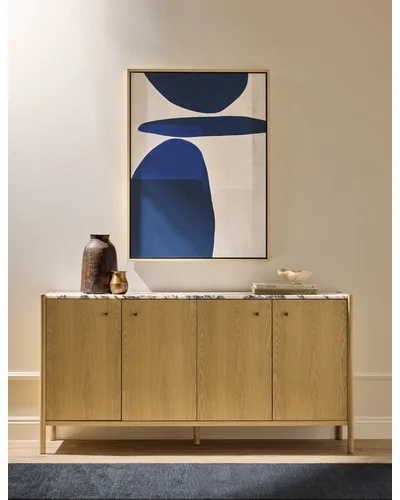 Balancing Act V Print by Bobby Berk-42" x 60" / Framed