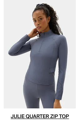 Shop the Julie Quarter Zip Top