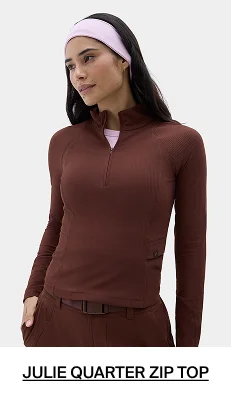 Shop the Julie Quarter Zip Top